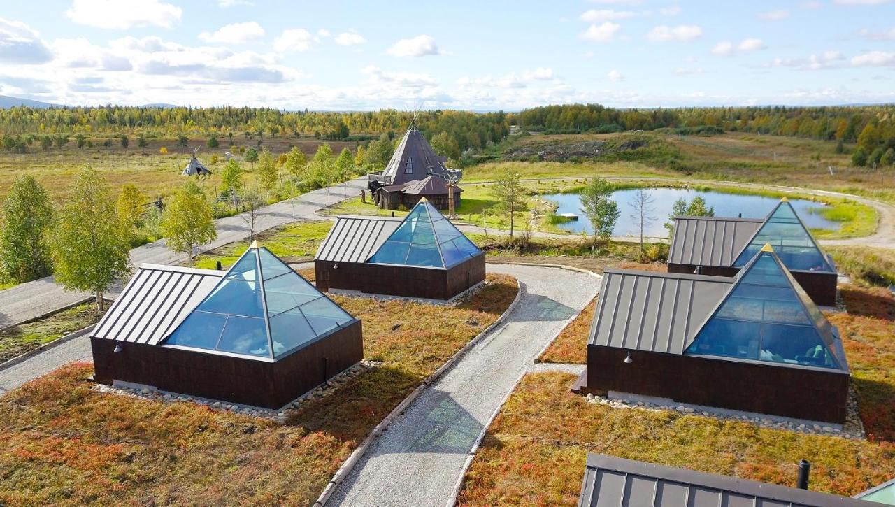 Aurora Pyramid Glass Igloos Köngäs Esterno foto