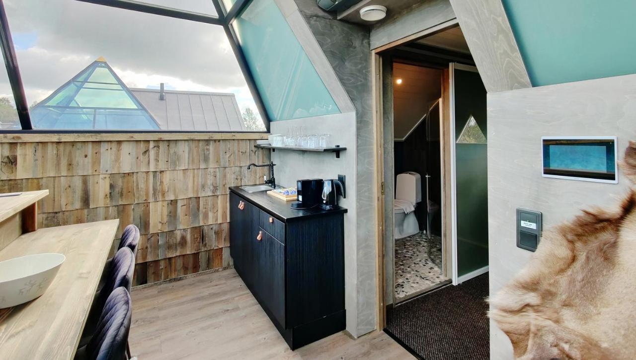 Aurora Pyramid Glass Igloos Köngäs Esterno foto