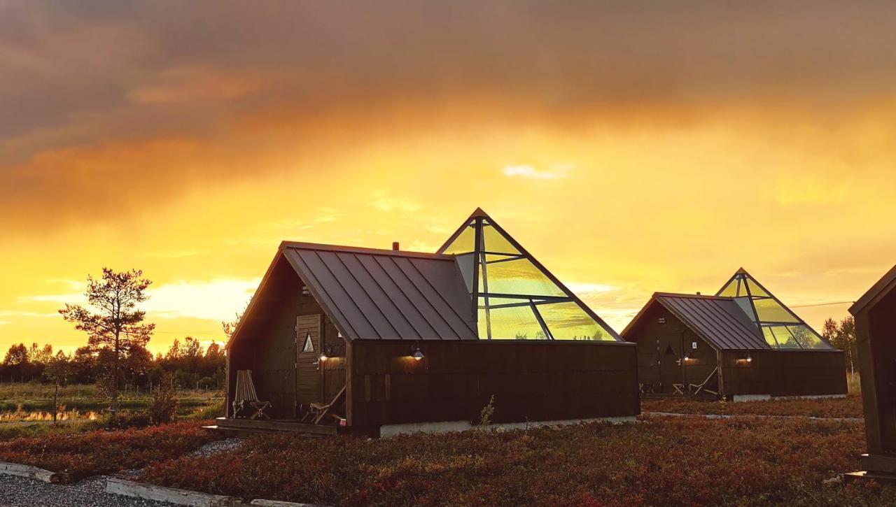 Aurora Pyramid Glass Igloos Köngäs Esterno foto