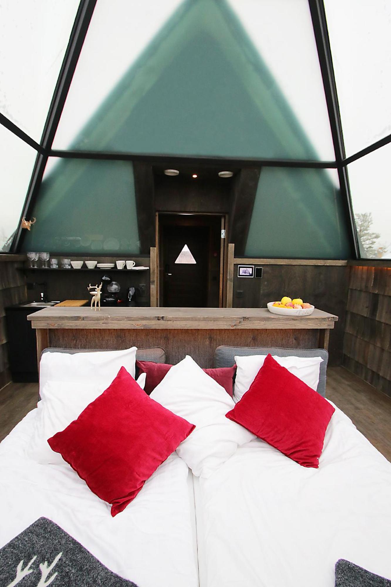 Aurora Pyramid Glass Igloos Köngäs Esterno foto