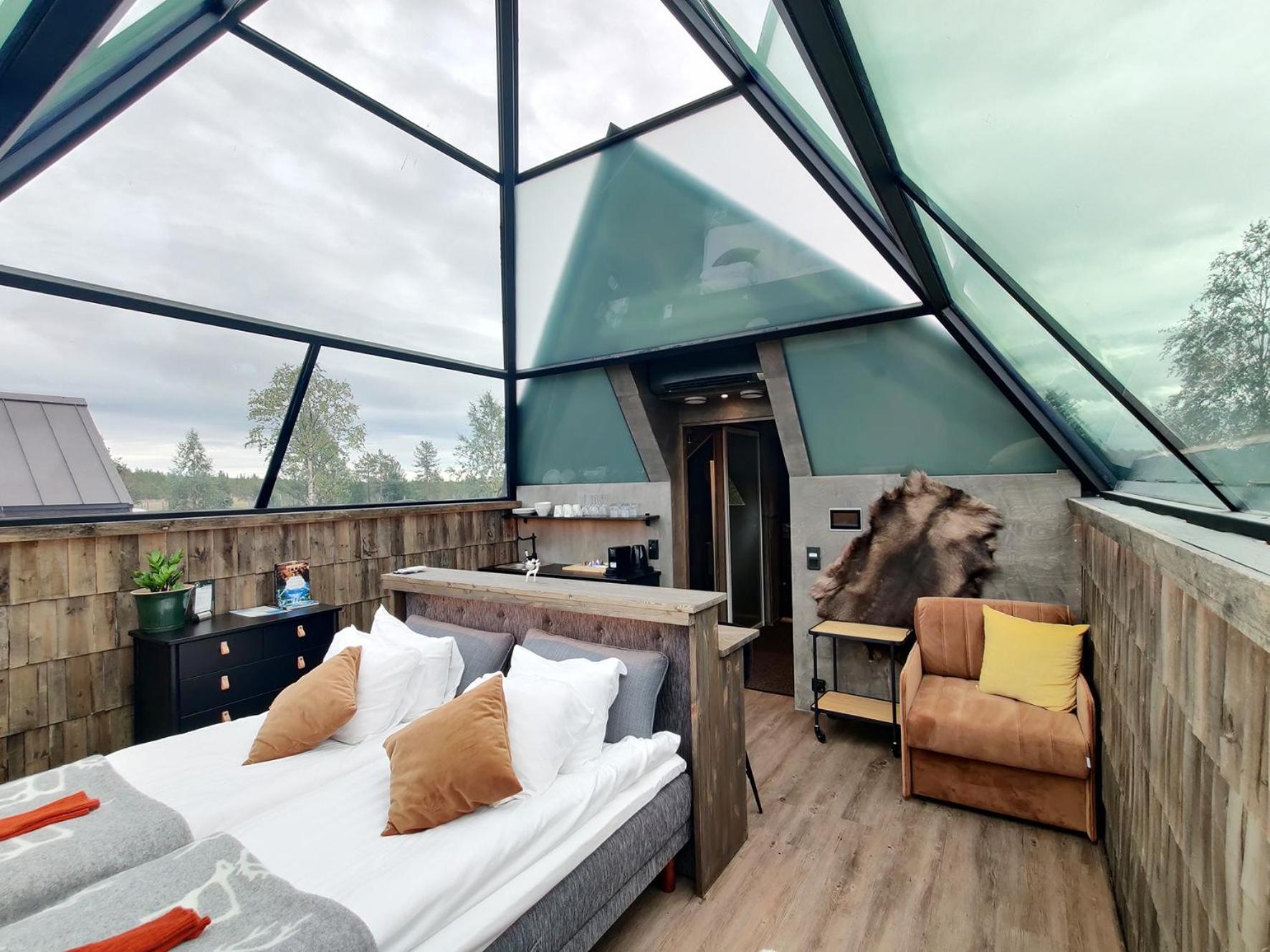Aurora Pyramid Glass Igloos Köngäs Esterno foto